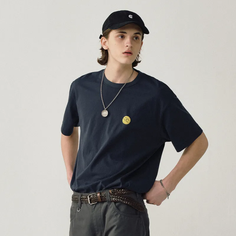 714STREET Heavyweight Casual Skin Friendly Comfortable 100% Cotton Half Sleeve Short Sleeved T Shirts Unisex-10
