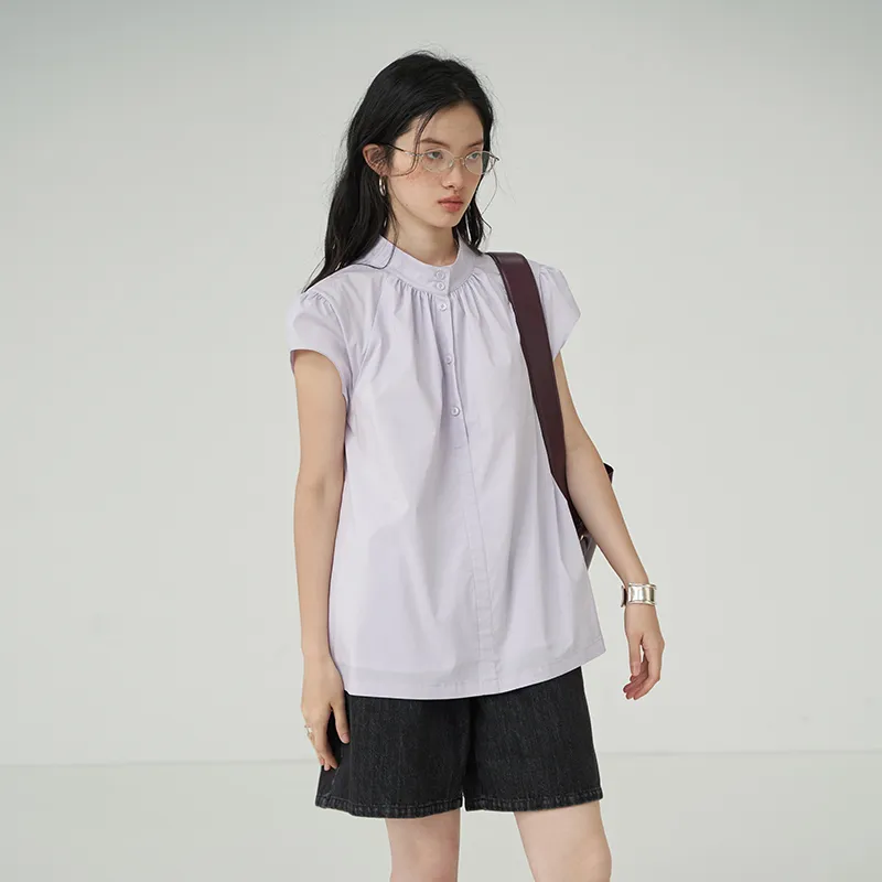 Omont Shirt Women's Light Purple-4