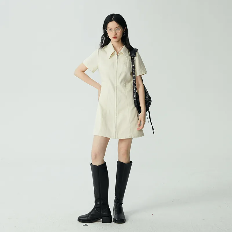 Omont Short Sleeved Dress Women's-3