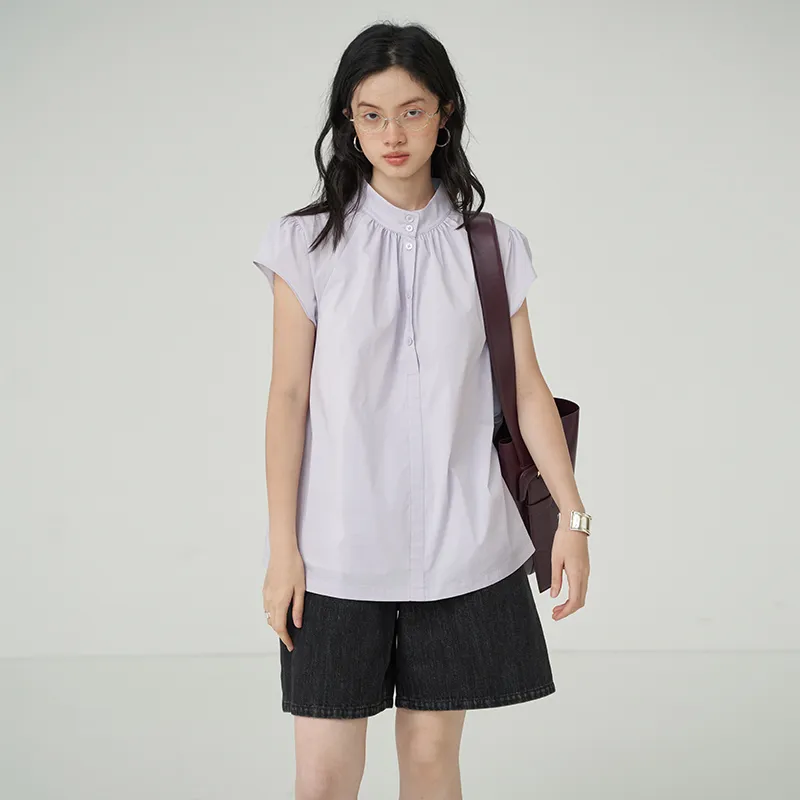 Omont Shirt Women's Light Purple-1