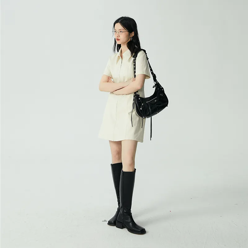 Omont Short Sleeved Dress Women's-4