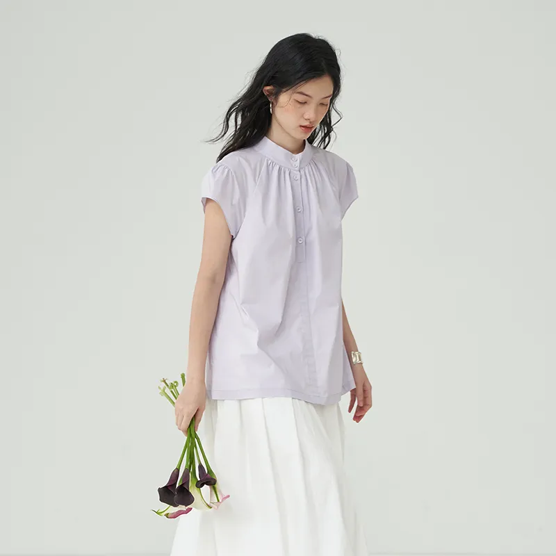 Omont Shirt Women's Light Purple-3