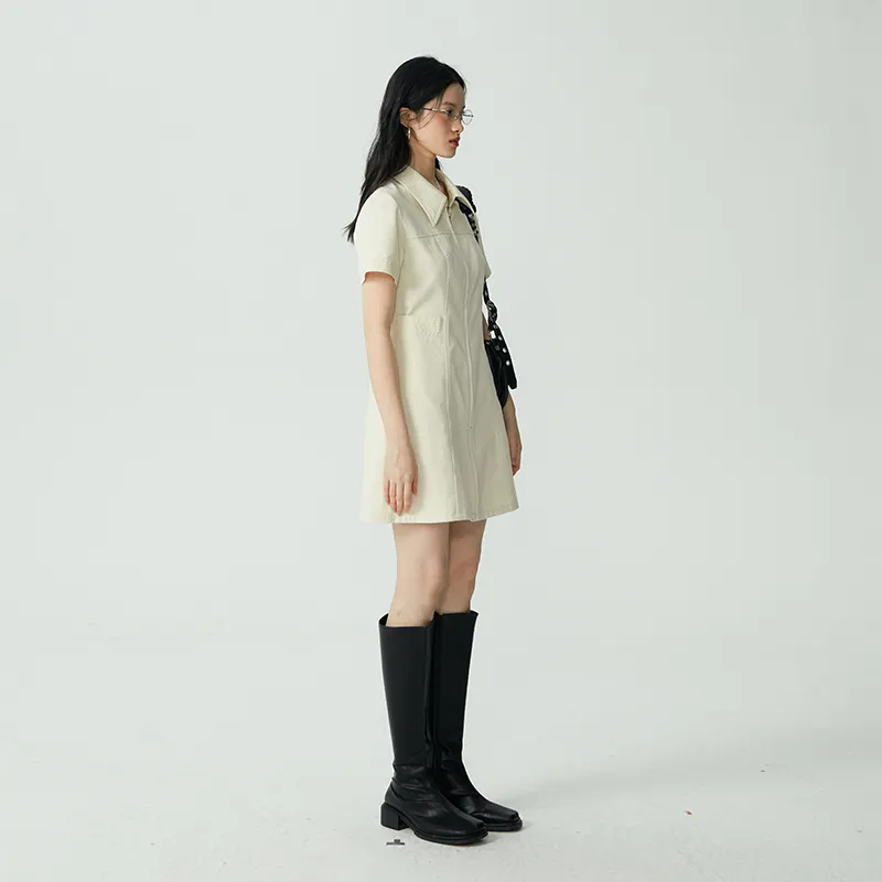 Omont Short Sleeved Dress Women's-5