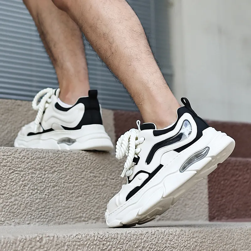 MOERBAI Low Top Chunky Sneakers Men's-9