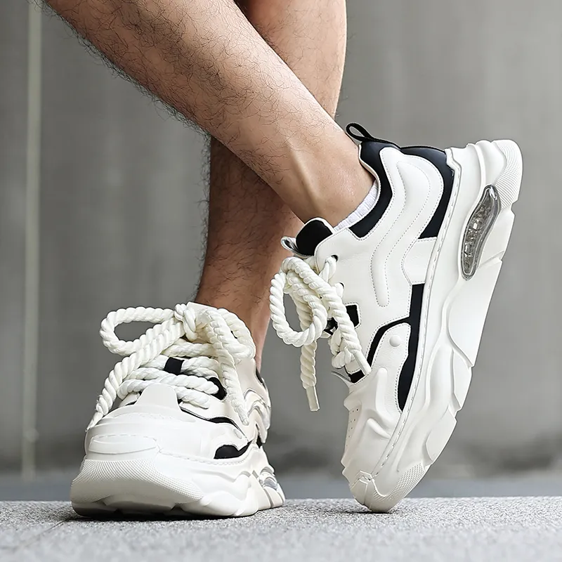 MOERBAI Low Top Chunky Sneakers Men's-8