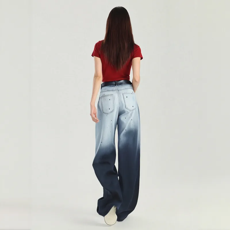 FCMM Jeans Unisex Gradient Blue-3