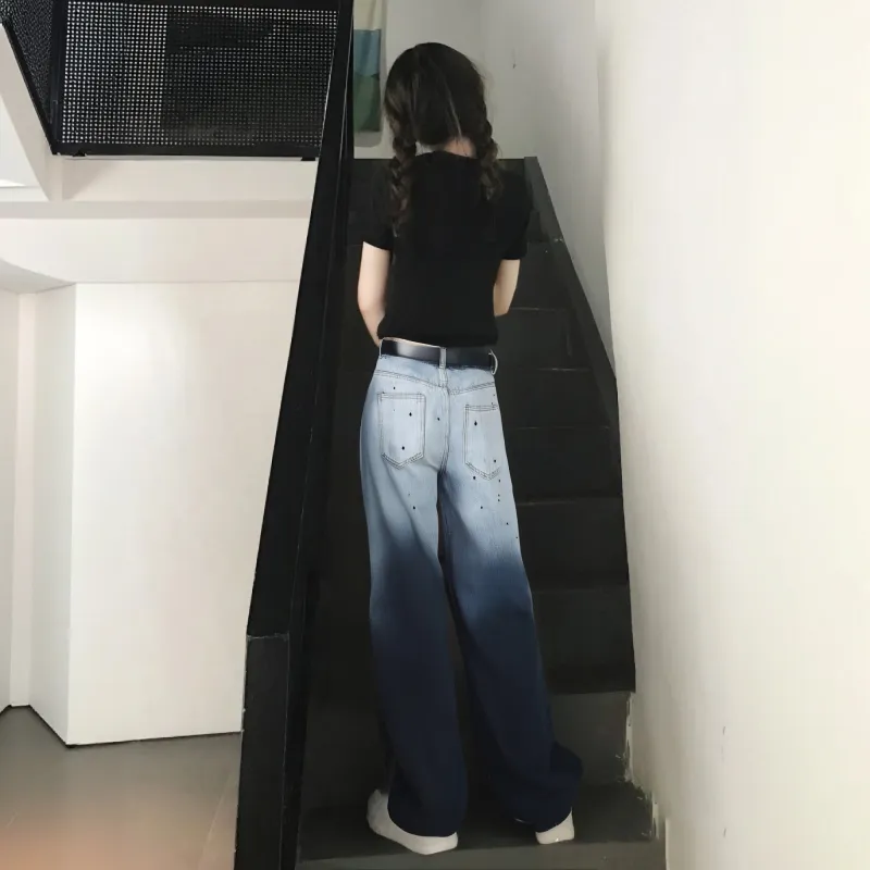 FCMM Jeans Unisex Gradient Blue-5