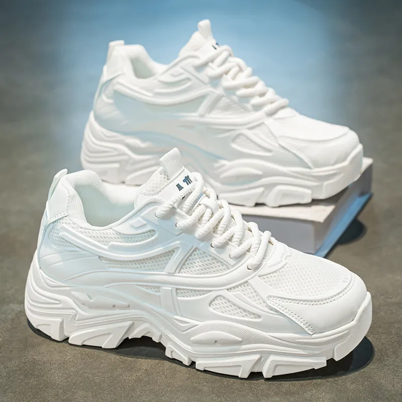 RENBEN Breathable, Lightweight Coverage Low Top Chunky Sneakers Men's-5