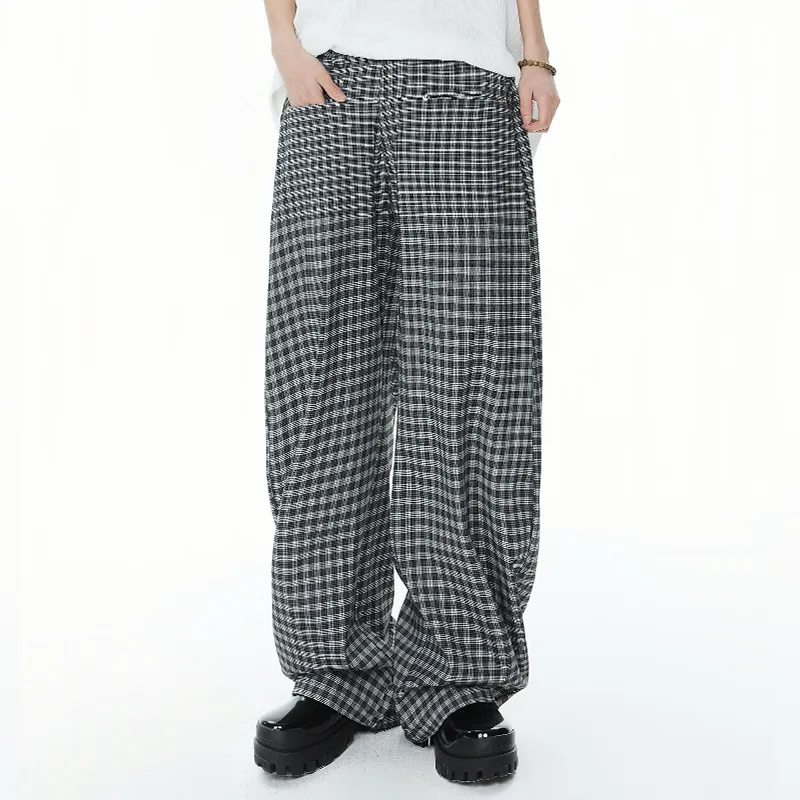 NC 30 Casual Pants Unisex Plaid-4