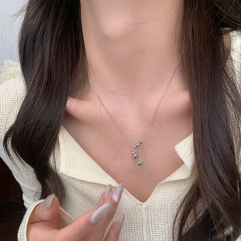 QIDUYINSHI S925 Silver Necklaces Women's-3