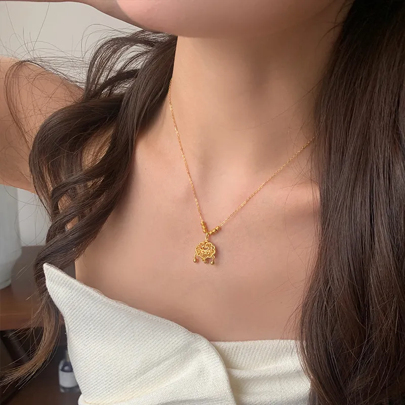 QIDUYINSHI 925 Sterling Silver Necklaces Women's-7