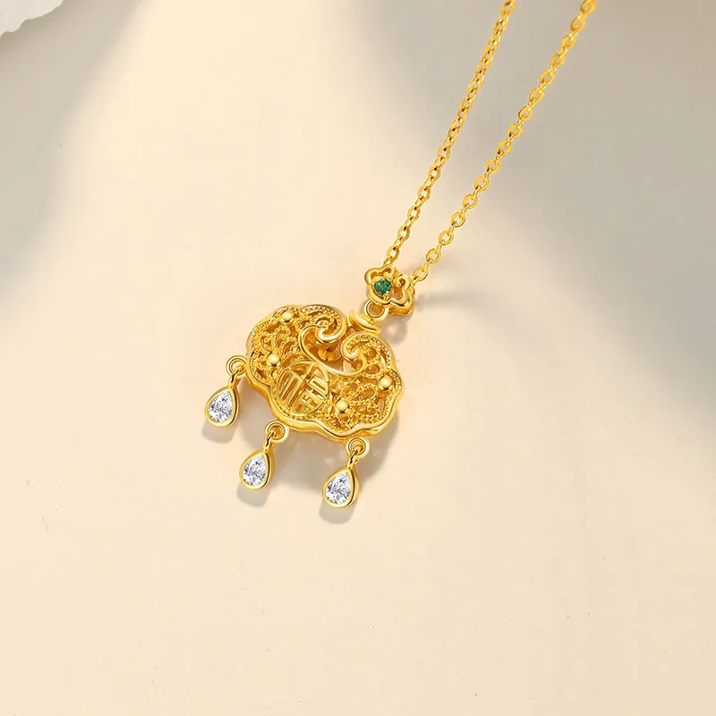 QIDUYINSHI S925 Silver Necklaces Women's-6