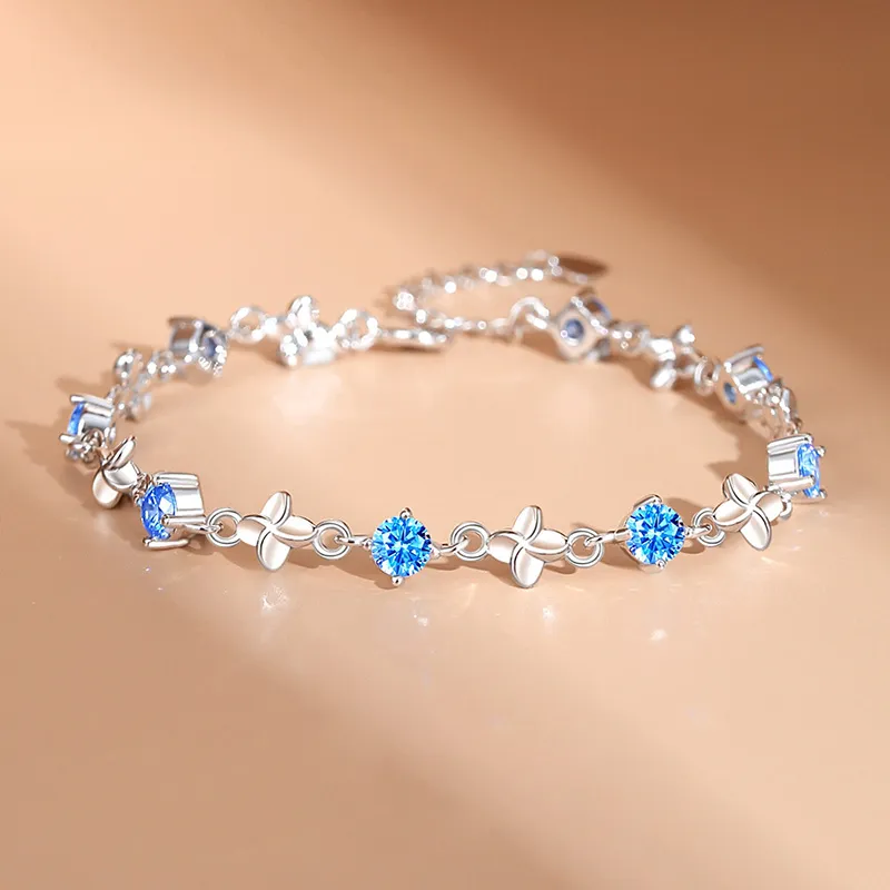 QIDUYINSHI 999 Fine Silver Bracelets Women's-6