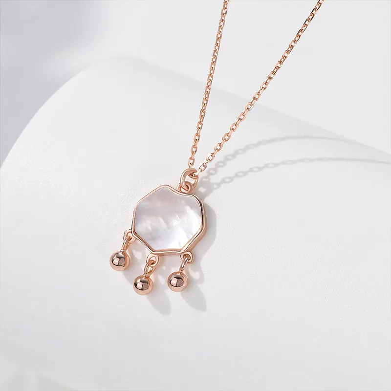 QIDUYINSHI S925 Silver Necklaces Women's-1