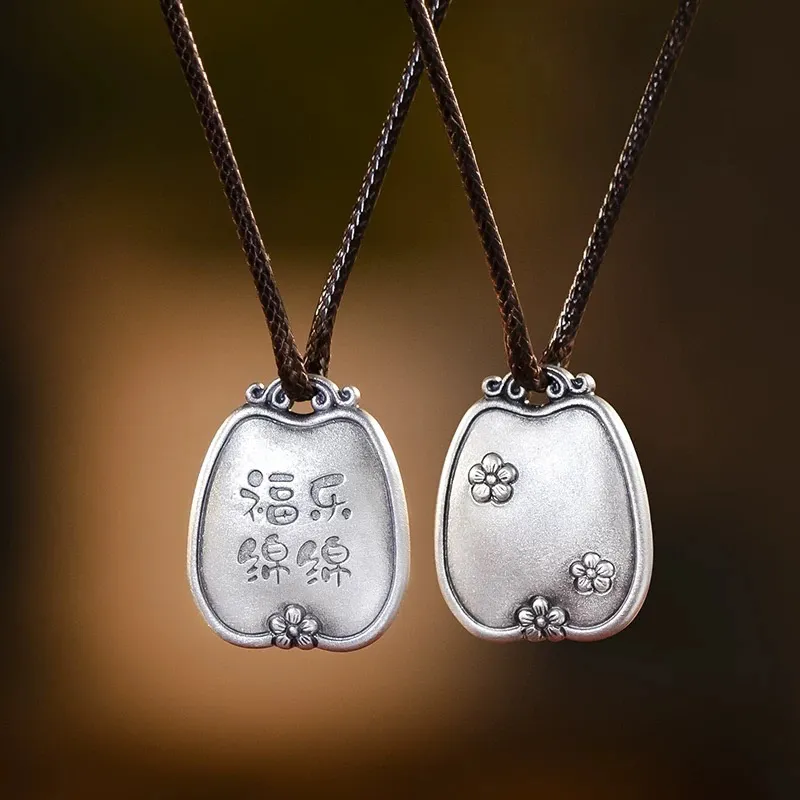 QIDUYINSHI S999 Fine Silver Necklaces Unisex-1