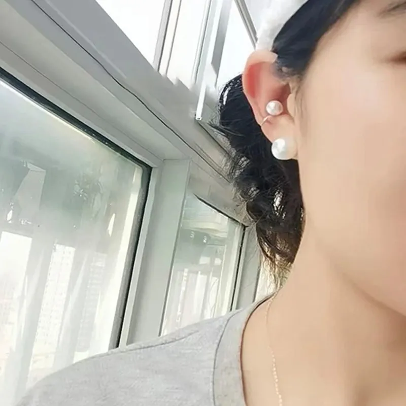 QIDUYINSHI S925 Silver Clip On Earrings Women's-7