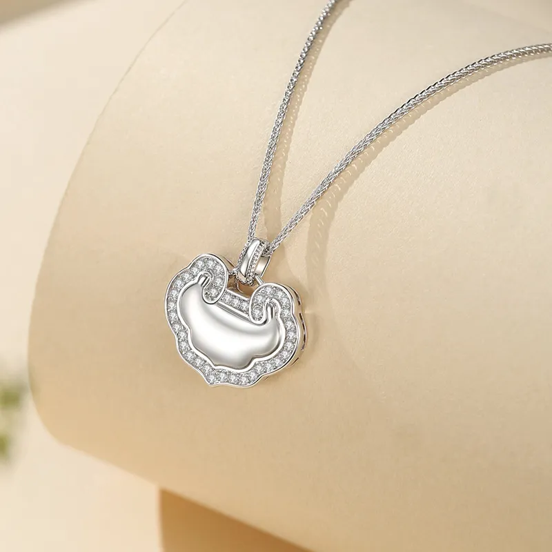 QIDUYINSHI S925 Silver Necklaces Women's-2