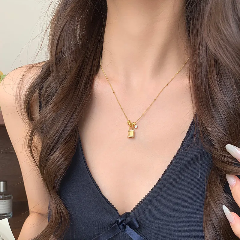 QIDUYINSHI S925 Silver Necklaces Women's-8
