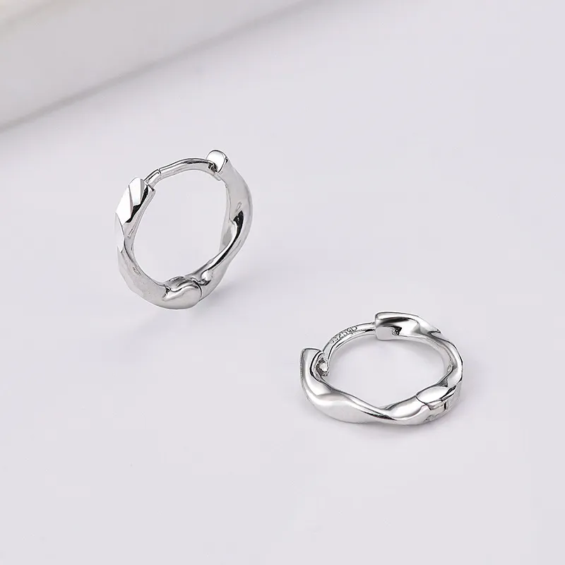 QIDUYINSHI S925 Silver Earrings Unisex-1