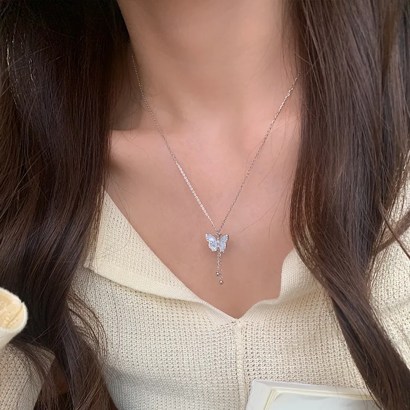QIDUYINSHI S925 Silver Necklaces Women's-3