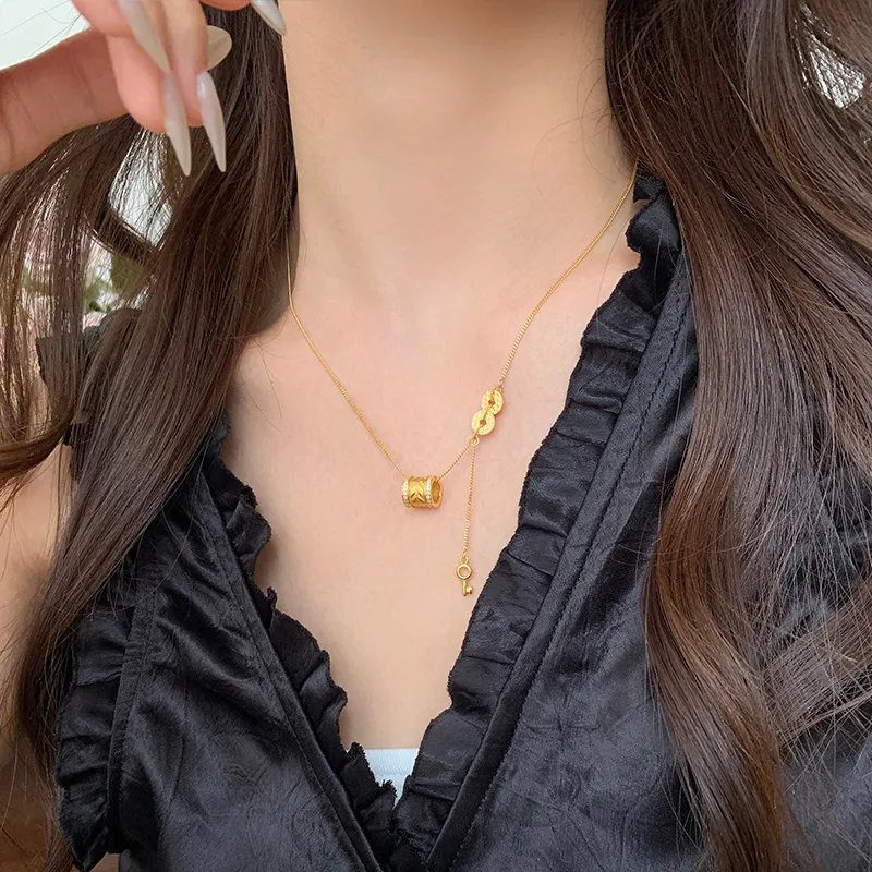 QIDUYINSHI S925 Silver Necklaces Unisex-9