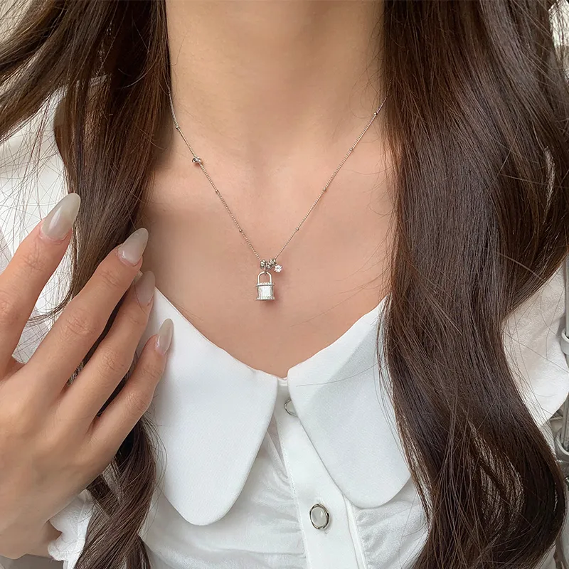 QIDUYINSHI S925 Silver Necklaces Women's-3