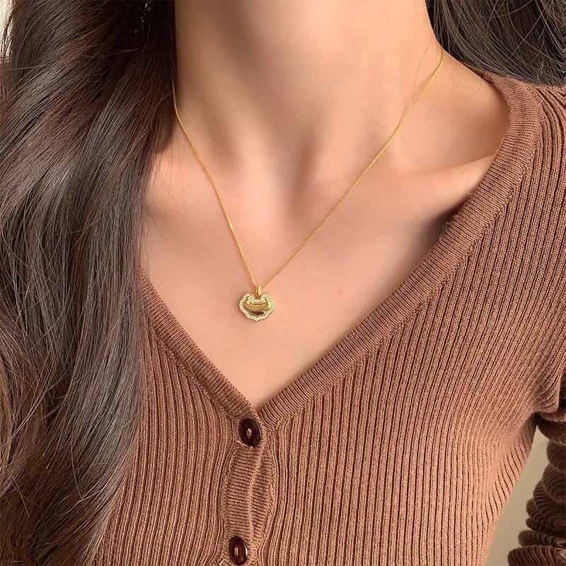 QIDUYINSHI S925 Silver Necklaces Women's-8
