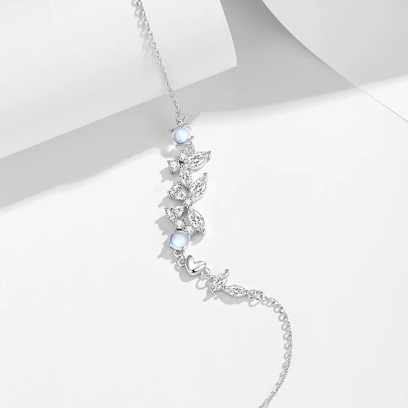 QIDUYINSHI S925 Silver Bracelets Women's-4