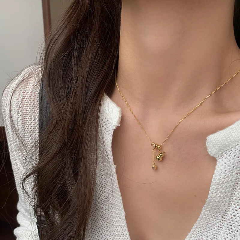 QIDUYINSHI S925 Silver Necklaces Women's-7