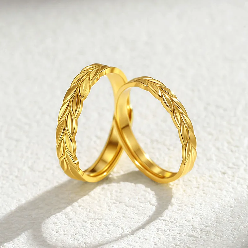 QIDUYINSHI S925 Silver Rings Unisex Silver, Yellow-10