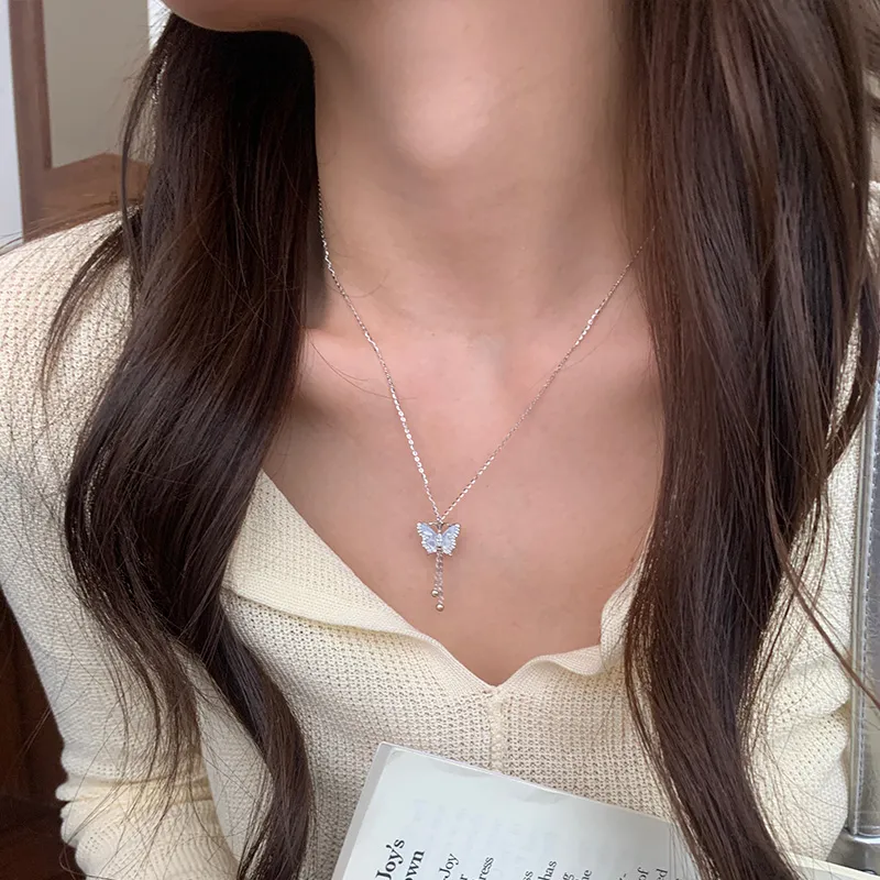QIDUYINSHI S925 Silver Necklaces Women's-1