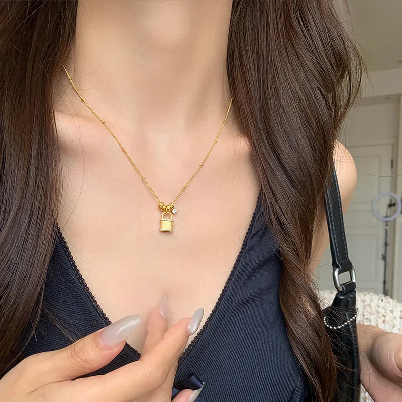 QIDUYINSHI S925 Silver Necklaces Women's-7