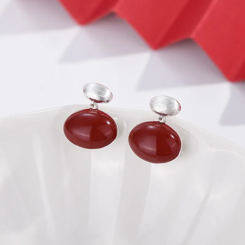 QIDUYINSHI S925 Silver Earrings Women's-1