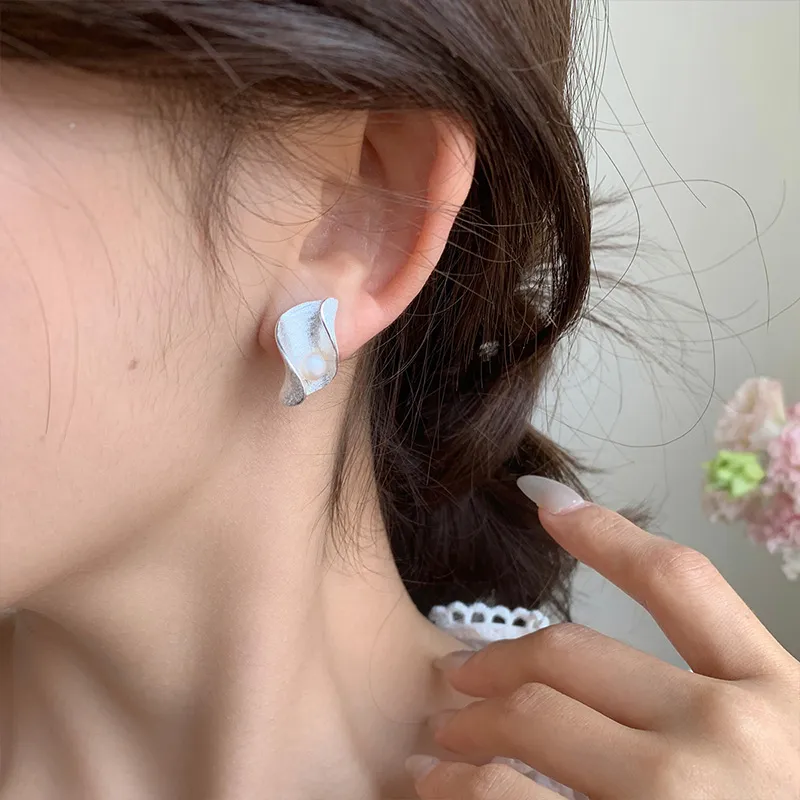 QIDUYINSHI S925 Stud Earrings Women's-3