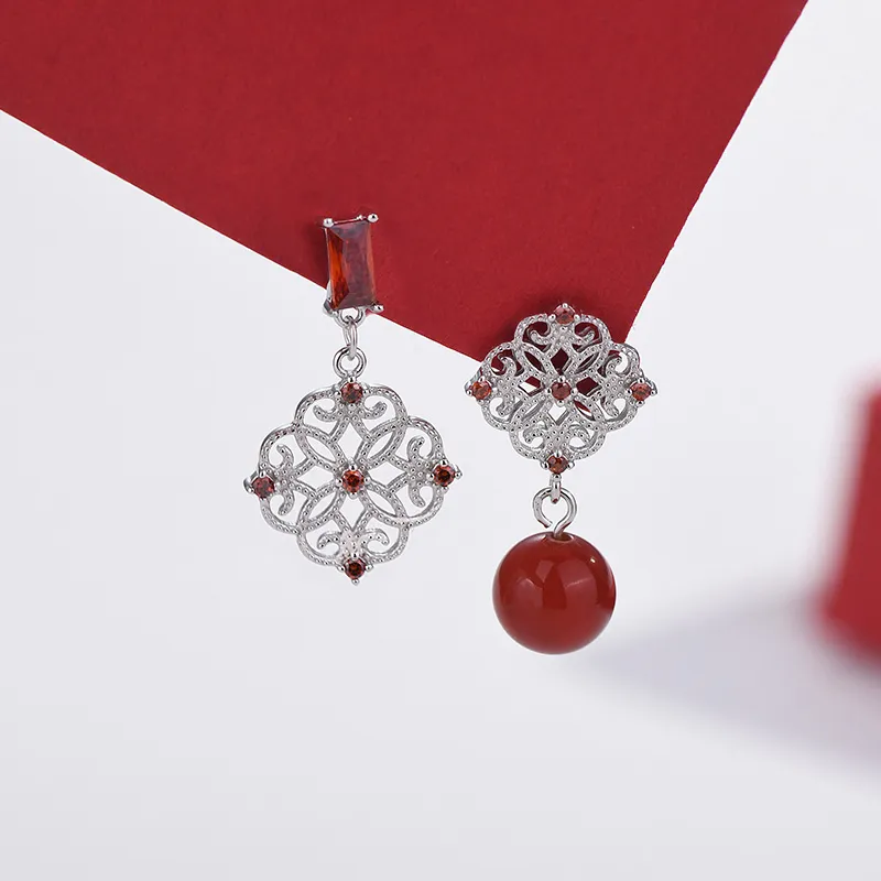 QIDUYINSHI S925 Silver Earrings Women's-1