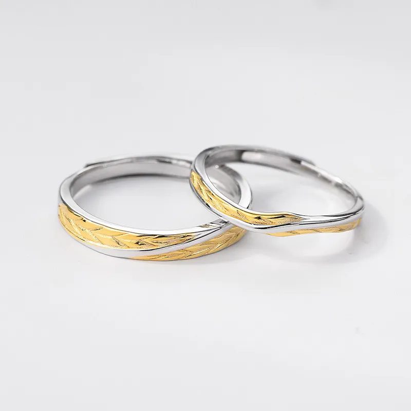 QIDUYINSHI S925 Silver Rings Unisex Box-1