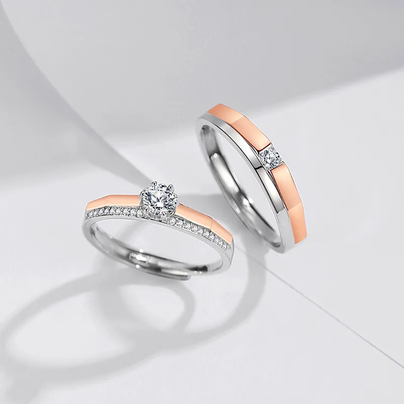 QIDUYINSHI S925 Silver Rings Unisex-1
