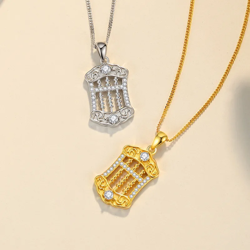 QIDUYINSHI S925 Silver Necklaces Women's-7