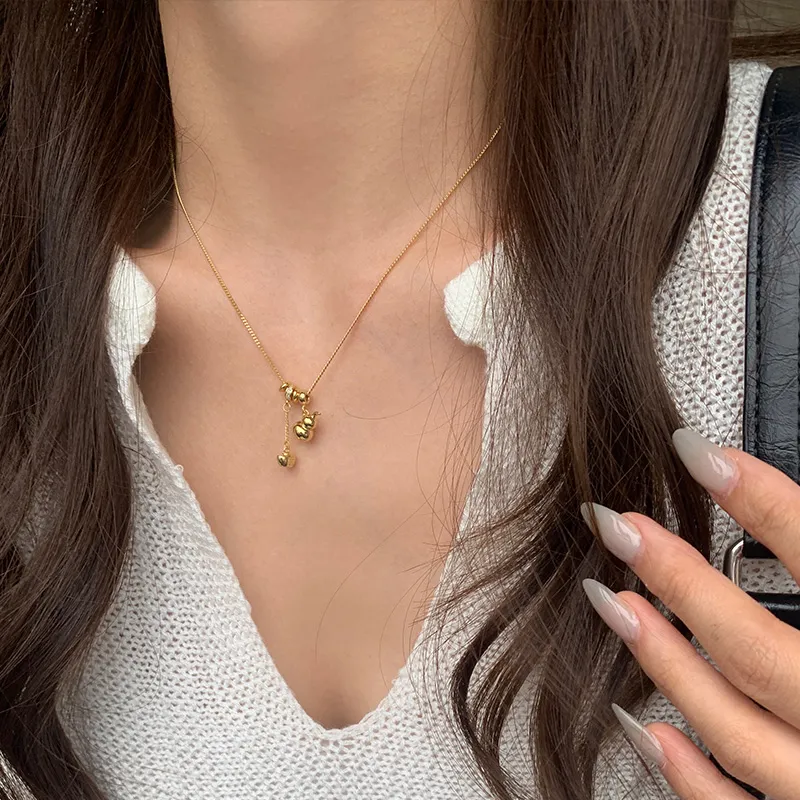 QIDUYINSHI S925 Silver Necklaces Women's-9