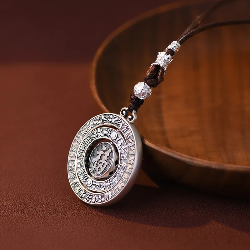 QIDUYINSHI S999 Fine Silver Necklaces Unisex-5