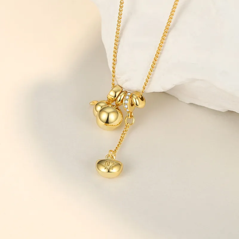 QIDUYINSHI S925 Silver Necklaces Women's-10