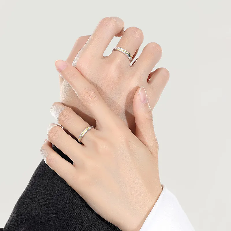 QIDUYINSHI S925 Silver Rings Unisex-6