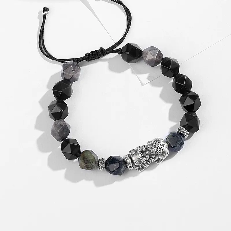 QIDUYINSHI 999 Fine Silver Bracelets Unisex-2