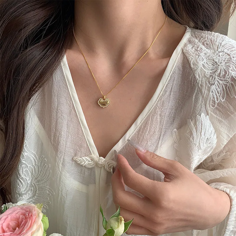 QIDUYINSHI S925 Silver Necklaces Women's-5