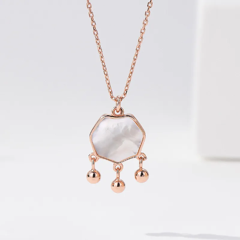 QIDUYINSHI S925 Silver Necklaces Women's-3