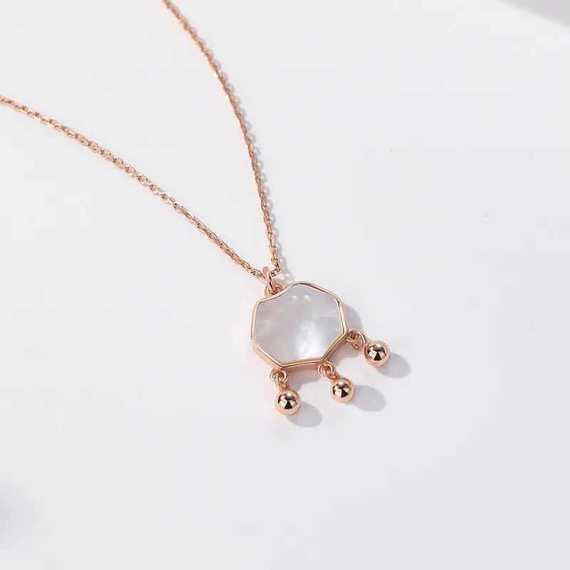 QIDUYINSHI S925 Silver Necklaces Women's-7