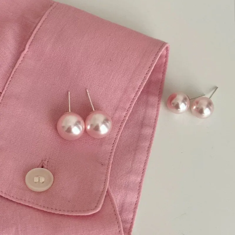 QIDUYINSHI S925 Silver, Faux Pearl Stud Earrings Women's-2