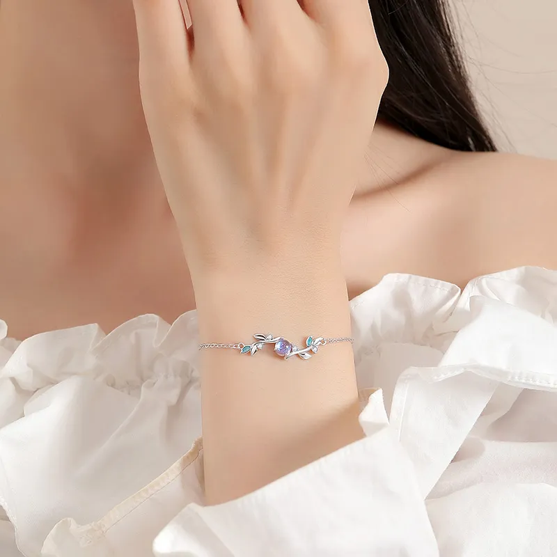 QIDUYINSHI S925 Silver Bracelets Women's-4