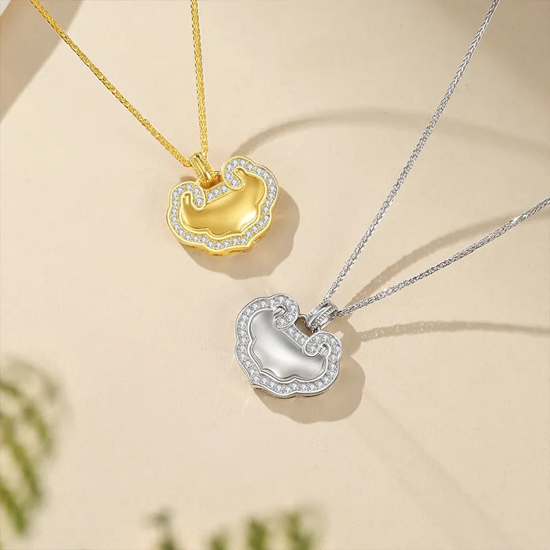 QIDUYINSHI S925 Silver Necklaces Women's-1