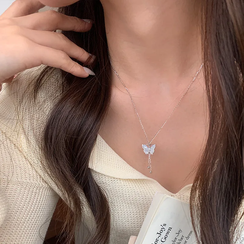 QIDUYINSHI S925 Silver Necklaces Women's-2